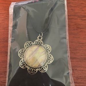 2/$20 ONE OF A KIND flower pendant necklace